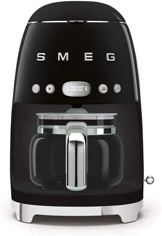 Smeg DCF02BLUS Retro 50's Style Drip Filter Coffee Machine Black disco@aniks.ca