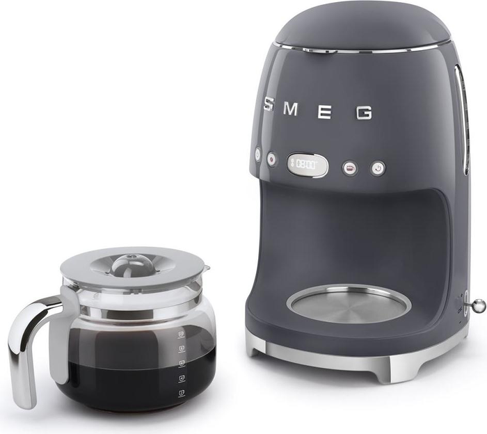 Smeg DCF02GRUS Retro 50's Style Drip Filter Coffee Machine Slate Grey disco@aniks.ca