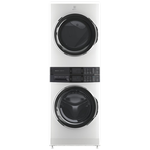 Electrolux ELTE760CAW 27 Inch Two Ways to Sanitize. LuxCare Wash System 5.2 cu.ft Steam Washer WashTower with Electric Dryer