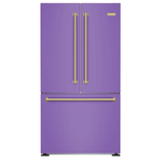 BlueStar FBFD361PCCPLT 36 Inch Free Standing French Door Refrigerator