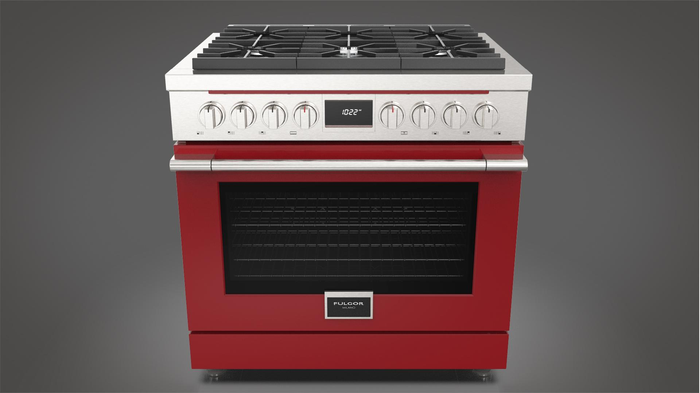 Fulgor Milano F4PDF366S1 36 Inch Accento Dual Fuel Range