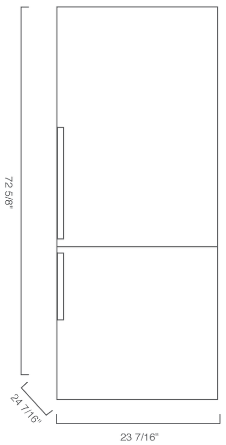 Blomberg BRFB1312SS 24 Inch Refrigerator Part
