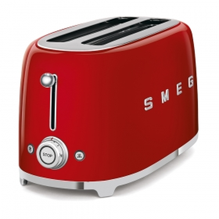 Smeg TSF02RDUS Retro 50's Style 4-Slice Toaster 1400 W Red