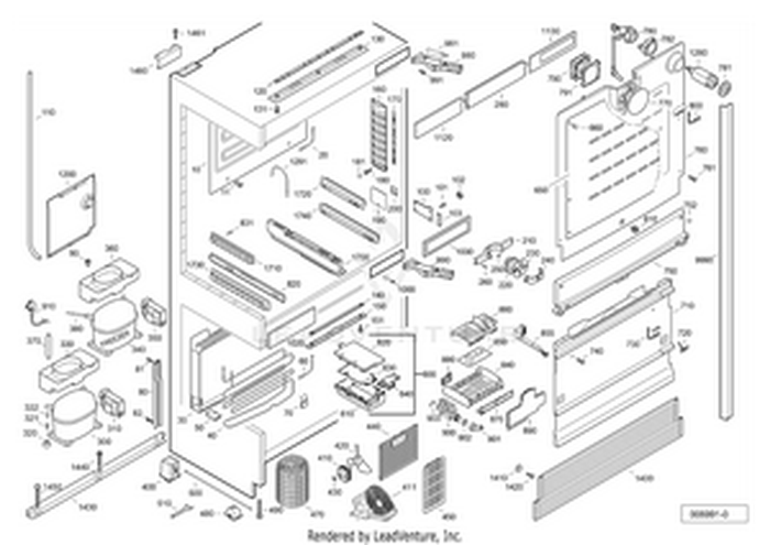 Liebherr HCB2090G 36 Inch  Bottom Freezer Refrigerator