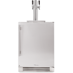True Residential TUR24DDRSSC 24 Inch Beer Dispenser Compact Refrigerator
