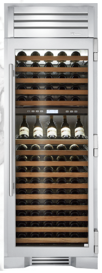 True Residential TR30DZWRSGA 30 Inch Storage Cabinet Wine Column