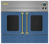 BlueStar BWO36AGSLPLT 36 Inch Gas French Door Single Wall Oven