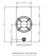 Pitt Cooking ALTAR 9 Inch Top Controls One Aluminum Burner Gas Cooker 3kW Power
