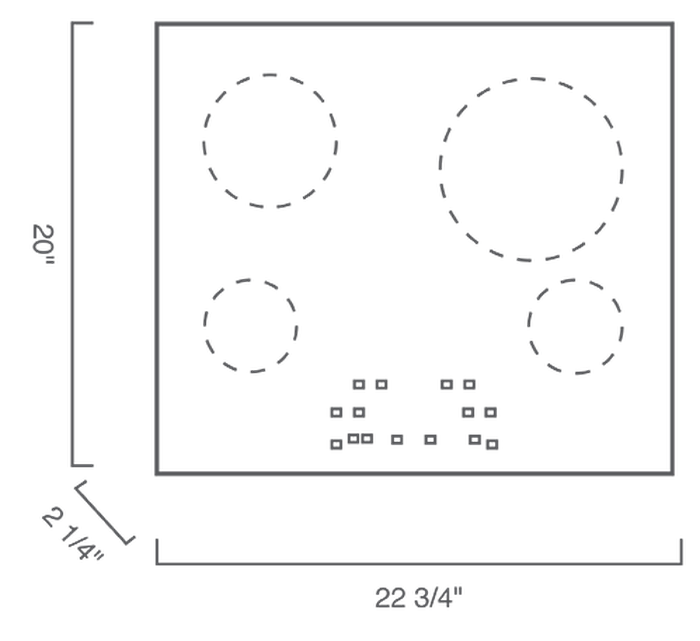 Blomberg CTE24410 24 Inch Electric Cooktop