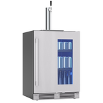 Zephyr PRKB24C01AG 24 Inch Beer Dispenser Compact Refrigerator