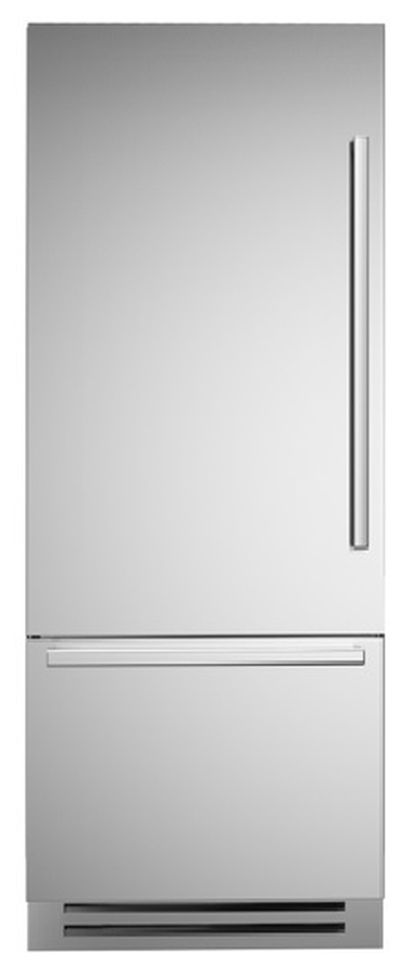 Bertazzoni REF30BMBIXLT 30 Inch Built In Bottom Freezer Refrigerator
