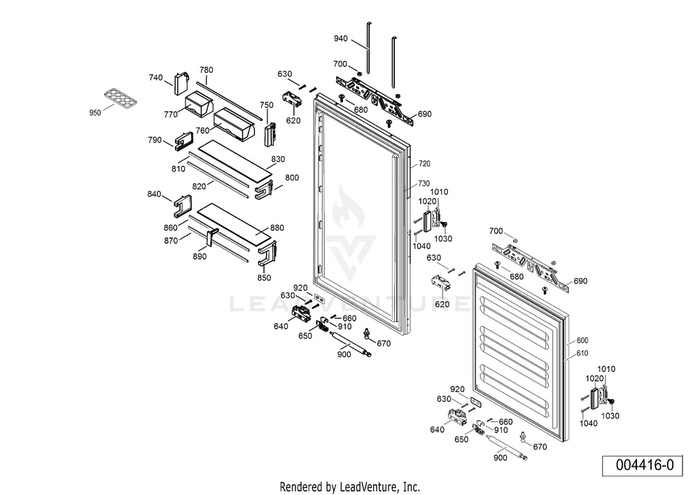 Liebherr HC1021 Refrigerator Replacement Parts