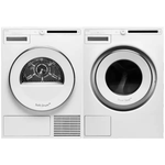 Asko W2084.W+T208C.W 24 Inch  208-240 V Washer & Condensing Dryer Pair