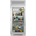 True Residential TR36REFLSGA 36 Inch Built In Fridge Column