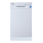 Avanti DW1831D0WE 18 Inch Dishwasher Front Controls