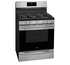 Frigidaire GCRE306CBF 30 Inch 6.2 Cu Ft Five Burner Rear Control Self Clean Convection Electric Range