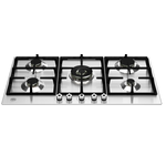 Bertazzoni PROF365CTXV 36 Inch Pro Series Front Controls 5 Aluminum Burners Gas Cooktop