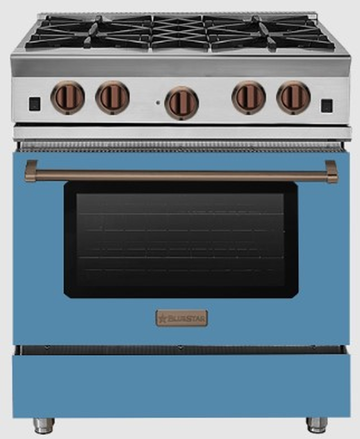 BlueStar RCS304BV2CCPLT 30 Inch Gas Range
