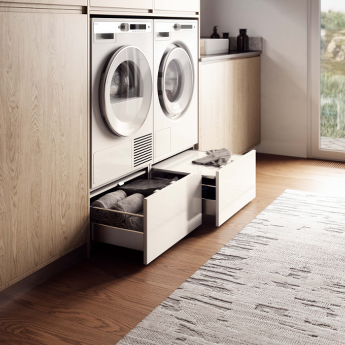 Asko HPS5323W 24 Inch Pedestal Drawer