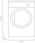 Blomberg DV17600W2 24 Inch Electric Dryer
