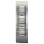 Liebherr MW2400 24 Inch Wine Fridge Column Built-In Integrated 11.3 Cu. Ft. Three Temp Zones 100 Bottles 36 dBA