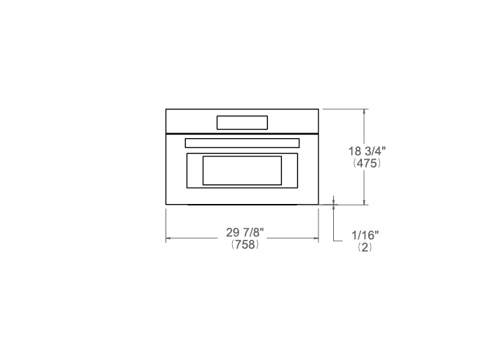 Bertazzoni PROF30SOEX 30 Inch Pro Series Speed Oven