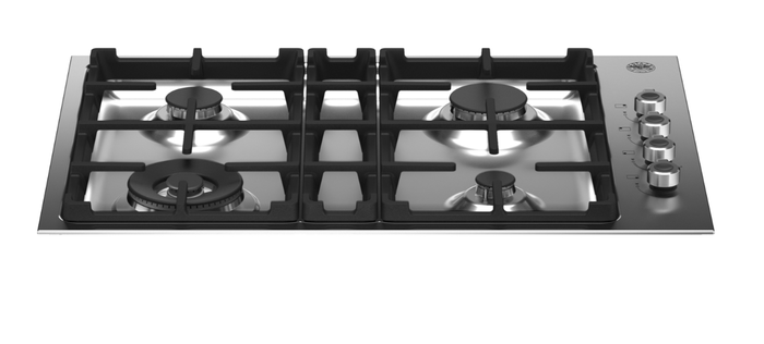 Bertazzoni PROF304QXE 30 Inch Pro Series Slide Controls 4 Aluminum Burners Gas Cooktop