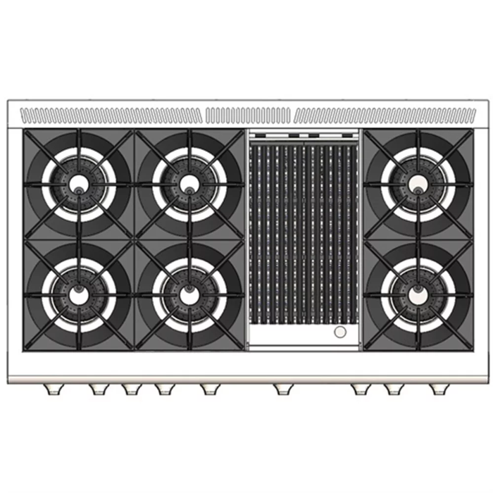 Capital MCOR486BL 48 Inch Gas Range