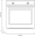 Blomberg BWOS24110SS 24 Inch Single Wall Oven