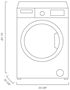 Blomberg WM98400SX 24in Washer replaced by WM98400SX2 - parts only