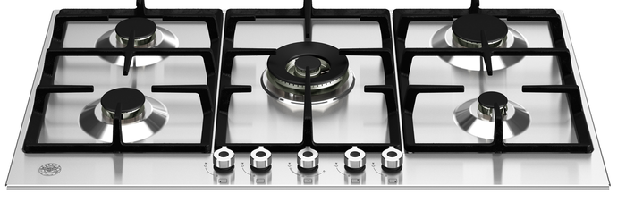 Bertazzoni PROF365CTXV 36 Inch Pro Series Front Controls 5 Aluminum Burners Gas Cooktop