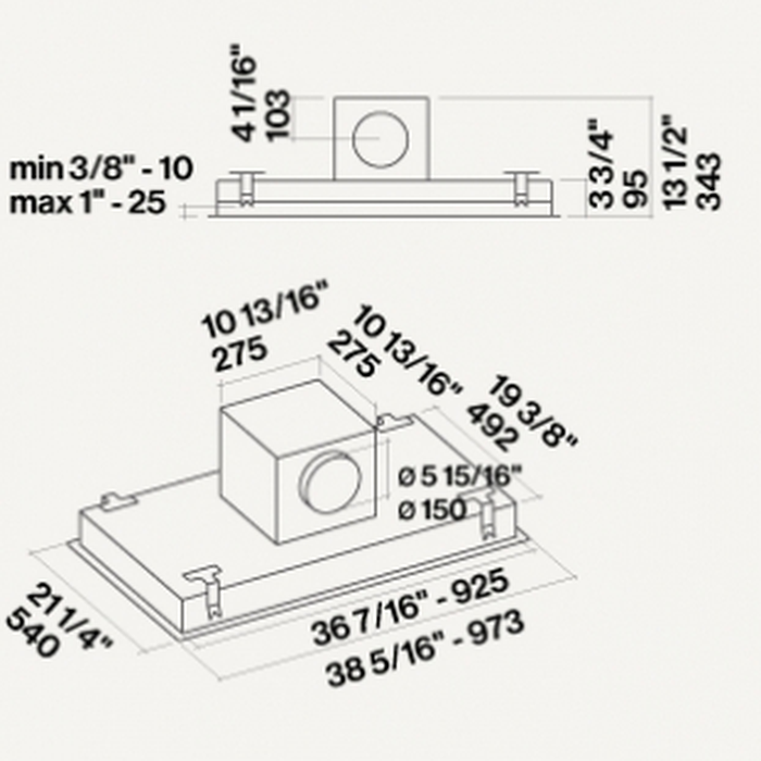 Falmec FDNUV36C6SS Range Hood replacement parts