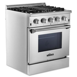 Thor Kitchen HRD3088U 30 Inch Dual Fuel Range