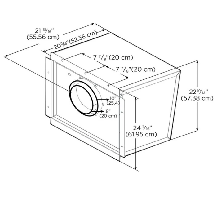 Elica KIT0153054 Blower Motor 1200 CFM external blower