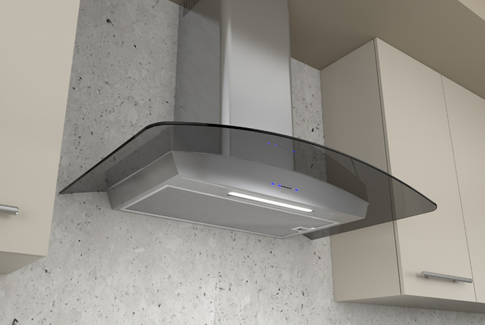 Zephyr ZRVE30BGC 30 Inch Mounted on Wall 600 CFM