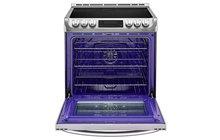 LG LSE5613ST 30 Inch Electric Range Slide-In Self Clean True Convection