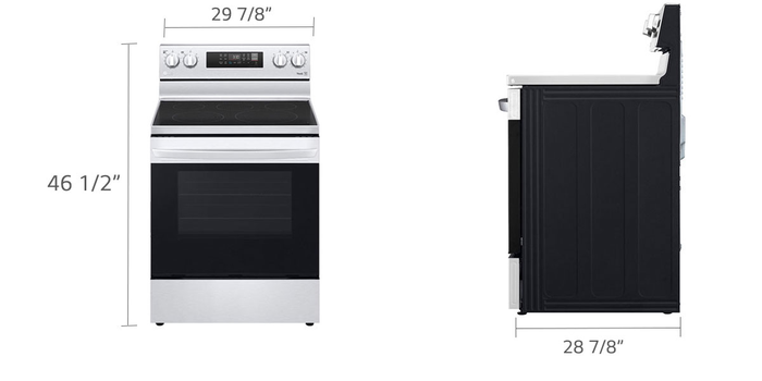 LG LREL6325F 30 Inch Electric Range