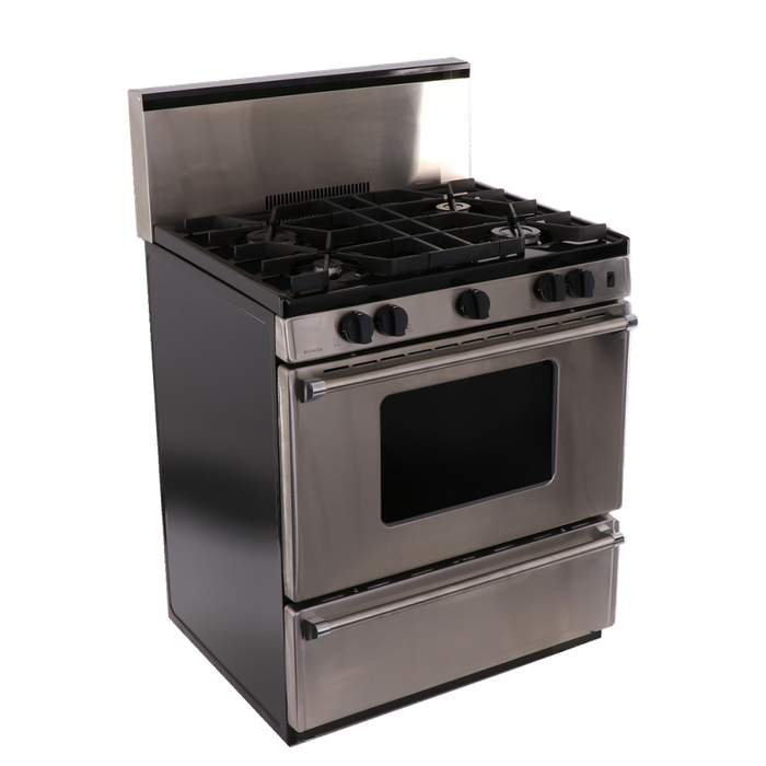 Premier P30B3102PSLP 30 Inch Battery Ignition Gas Range Liquid Propane