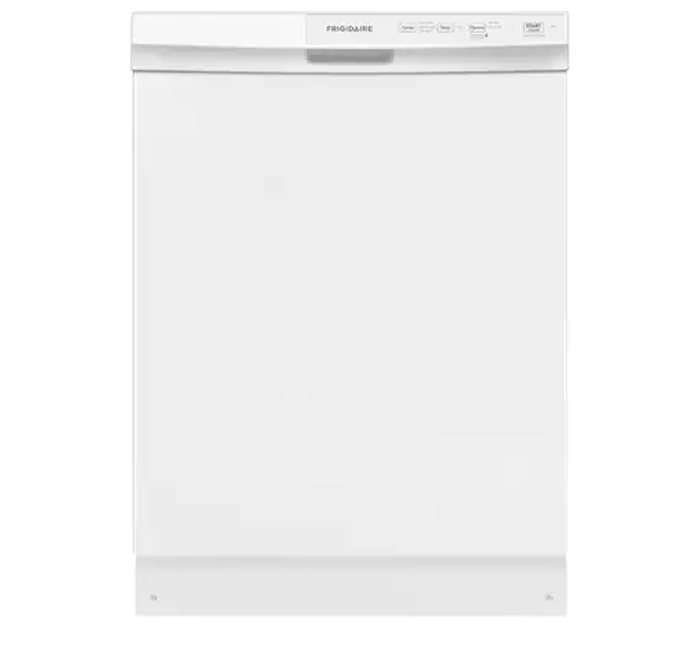 Frigidaire FFCD2413UW 24 Inch 60 dBa Hybrid Tub Design White Dishwasher