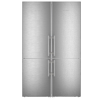 Liebherr SC5781+SCB5790IM 48 Inch Stainless Steel Side by Side Refrigerator
