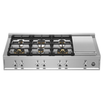 Bertazzoni PROF486GRTBXT 48 Inch Pro Series Gas Rangetop