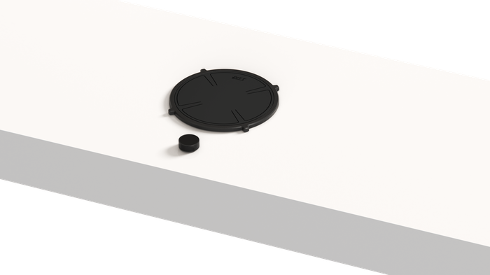 Pitt Cooking AZUMA1B-I 15 Inch Black 1 Burner Induction Cooktop