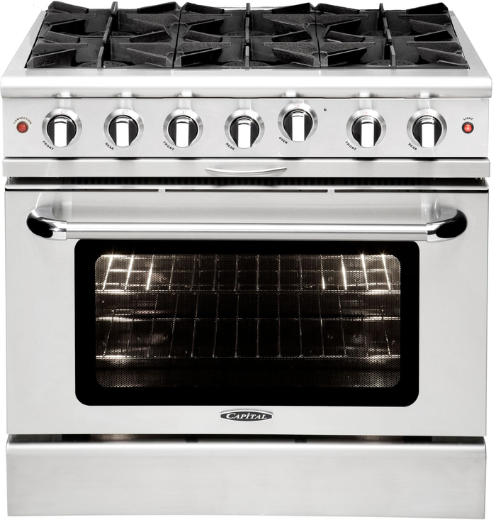 Capital MCOR366L 36 Inch Gas Range
