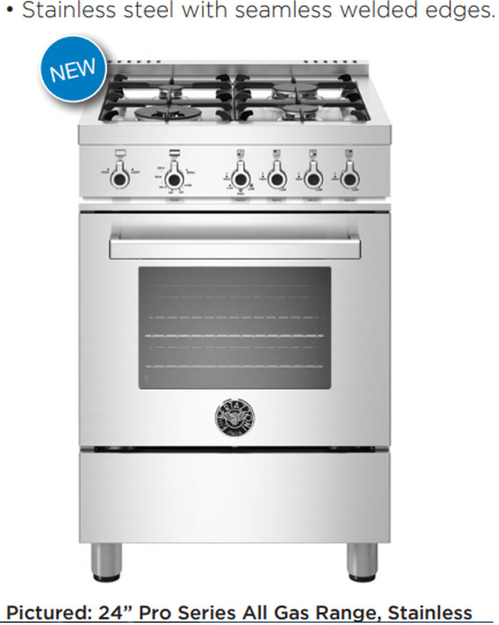 Bertazzoni PROF244GASX Gas Range Replacement Parts