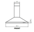 Cyclone SIB52036SS 36 Inch Mounted to Ceiling 600 CFM