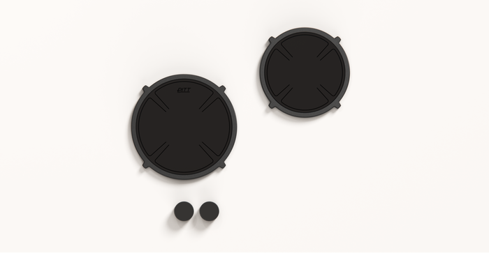 Pitt Cooking BALURAN2B-I 24 Inch Black 2 Burner Induction Cooktop