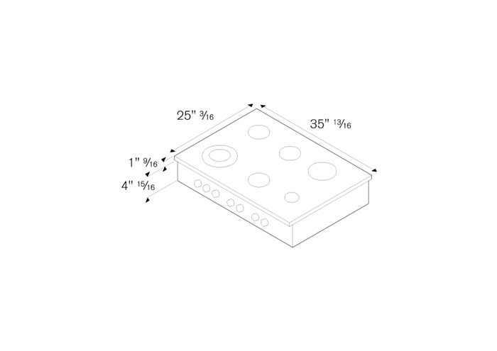 Bertazzoni CB36M600X Gas Rangetop Replacement Parts