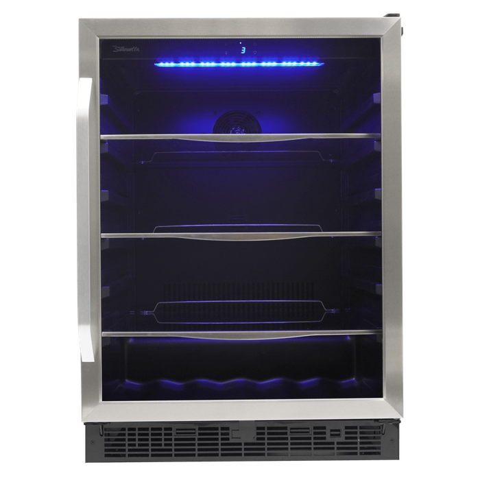 Silhouette SBC057D1BSS 24 Inch Built In Beverage Cooler