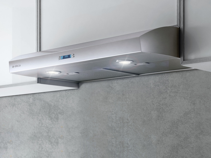 Elica EBL430S1 Bellagio One step above competition. Featuring triple layered, anodized aluminum filters. Compact 4 3/4 inch height. Bellagio is an ideal choice where under-cabinet space is limited