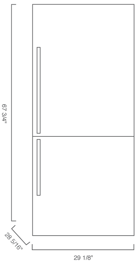 Blomberg BRFB1812SSLN 30 Inch Counter Depth - Refrigerator - Parts